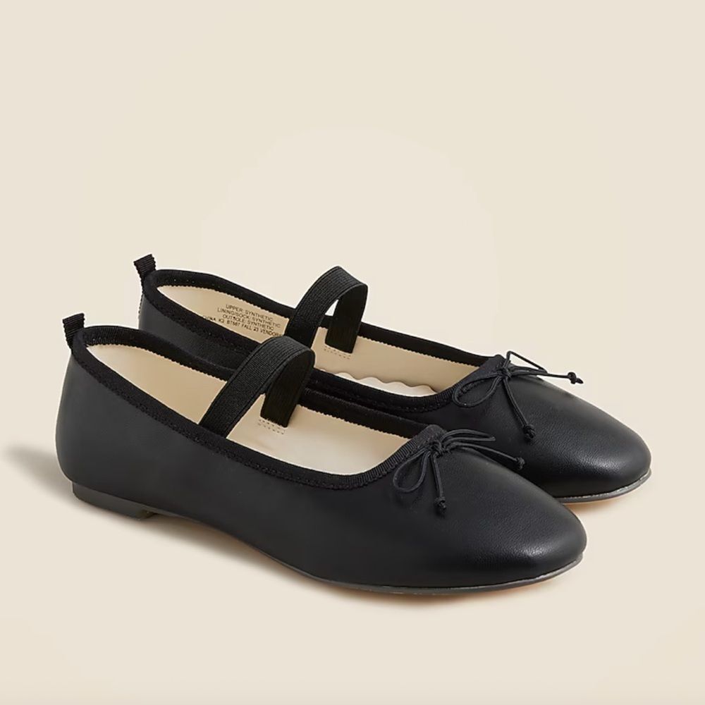 J. Crew Crewcuts ballerina flats • size K11 • BT667 • black
